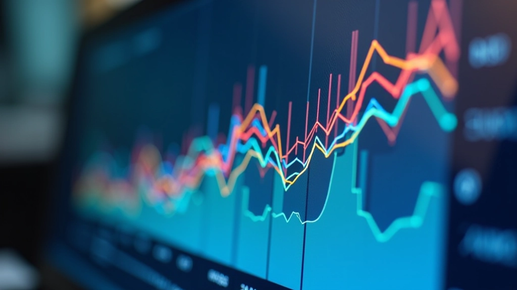 Lijngrafiek met meerdere reeksen weergegeven met verschillende lijnstijlen: ononderbroken, gestippeld, streepjes, en streepje-punt